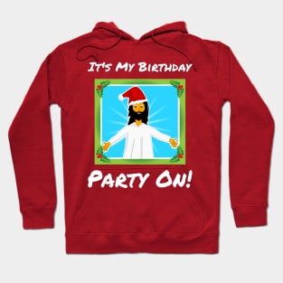 It's My Birthday  Party On. Christmas Hoodie